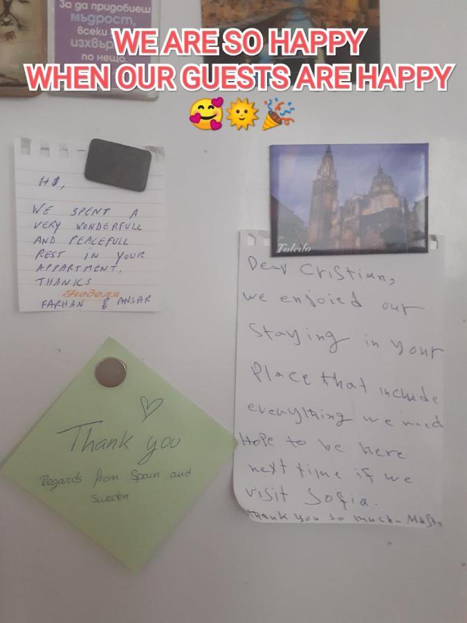 סופיה Lovely City Center 1Bd, 1Bt Apartment מראה חיצוני תמונה